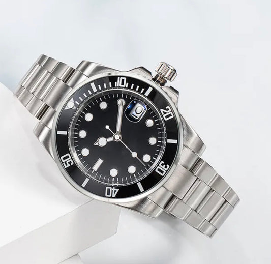 Black Face Luxury Watch 41mm